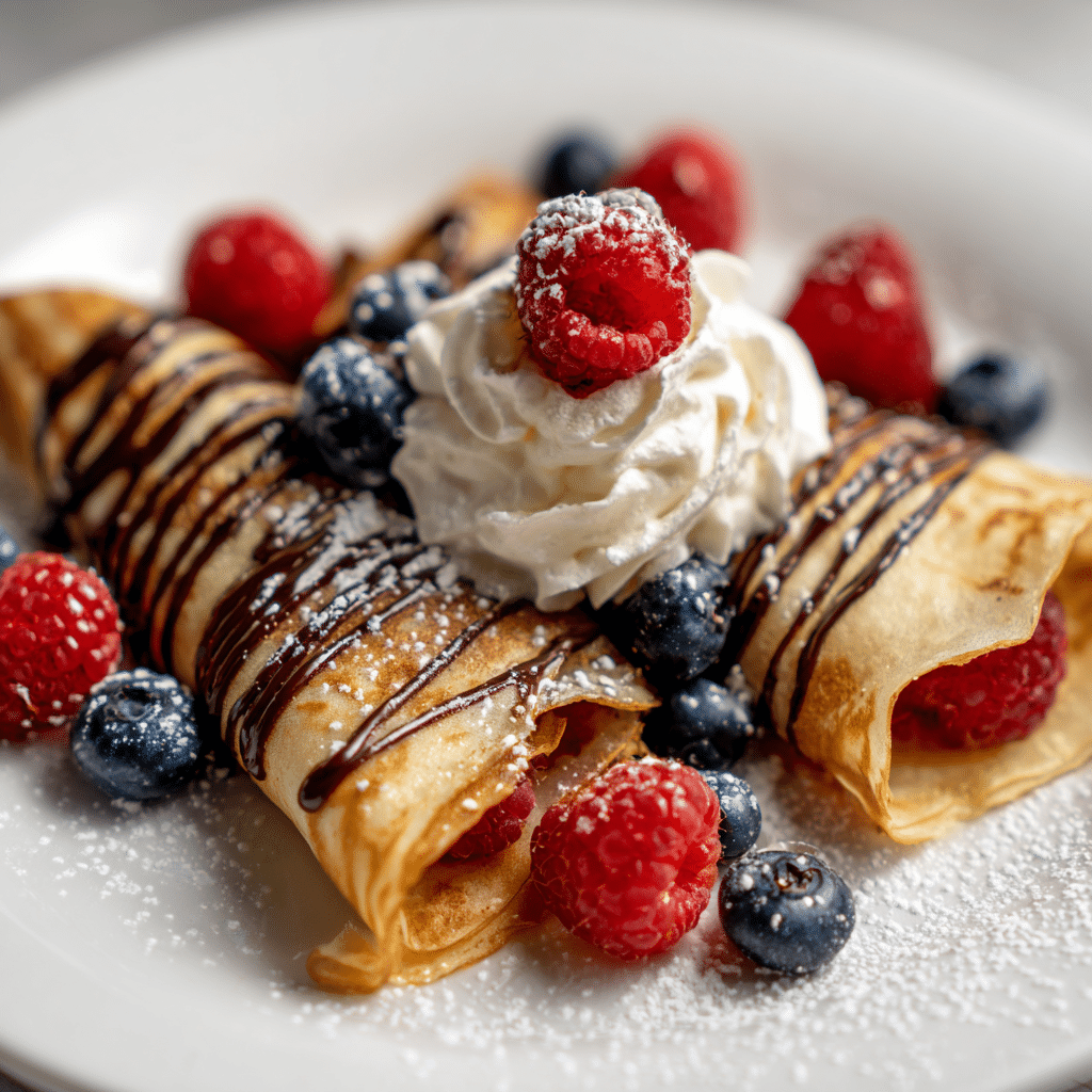 Easy Chocolate Crepes