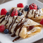 Easy Chocolate Crepes