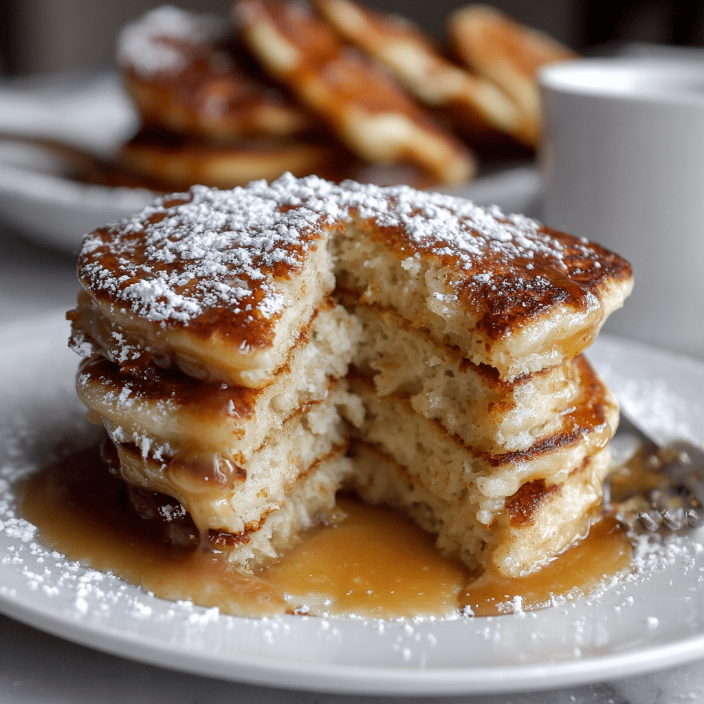 Cinnamon Roll Stuffed Pancakes