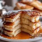 Cinnamon Roll Stuffed Pancakes