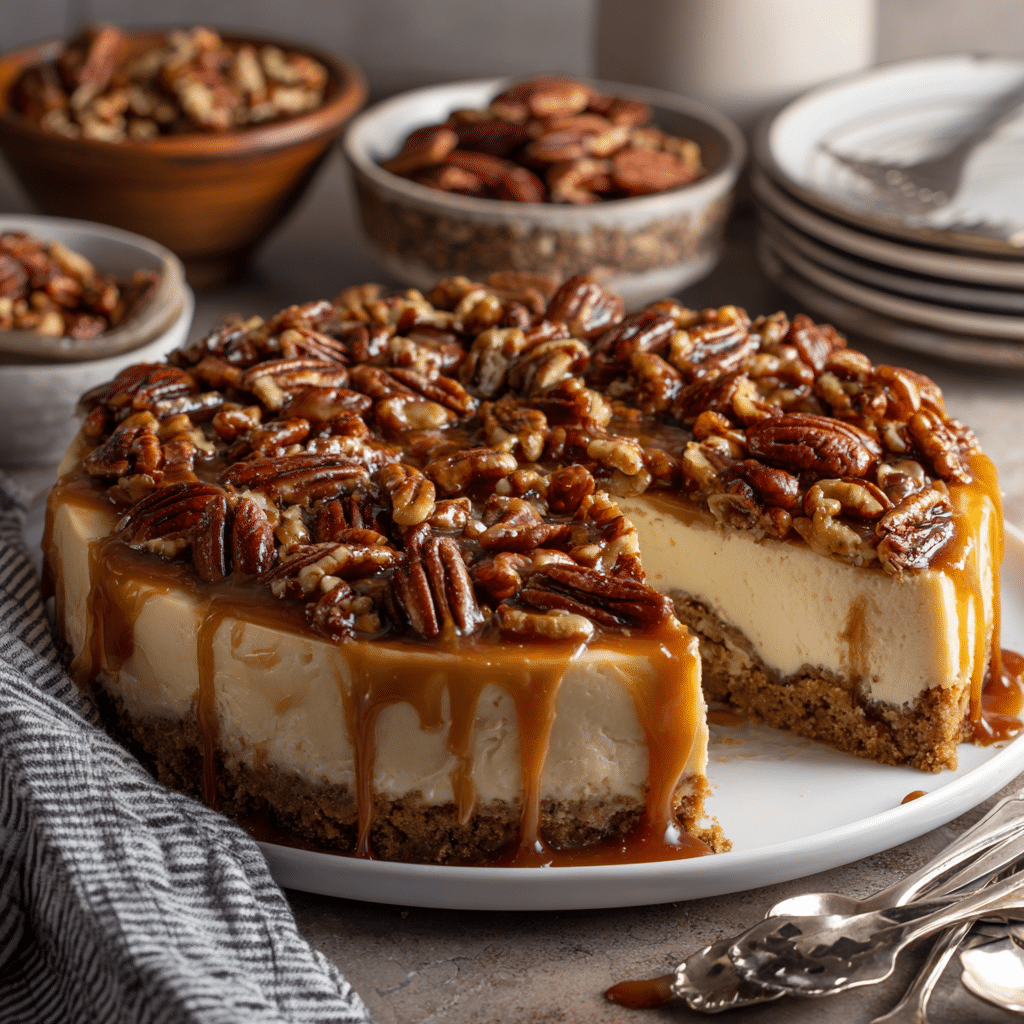 Butter Pecan Cheesecake