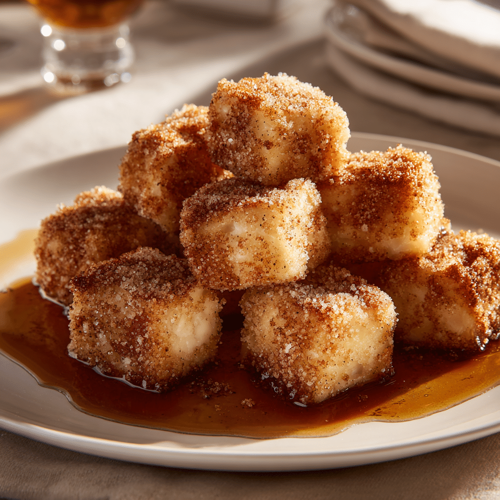 Angel Food Cake Churro Bites