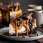 Caramel Chocolate Coffee Cheesecake