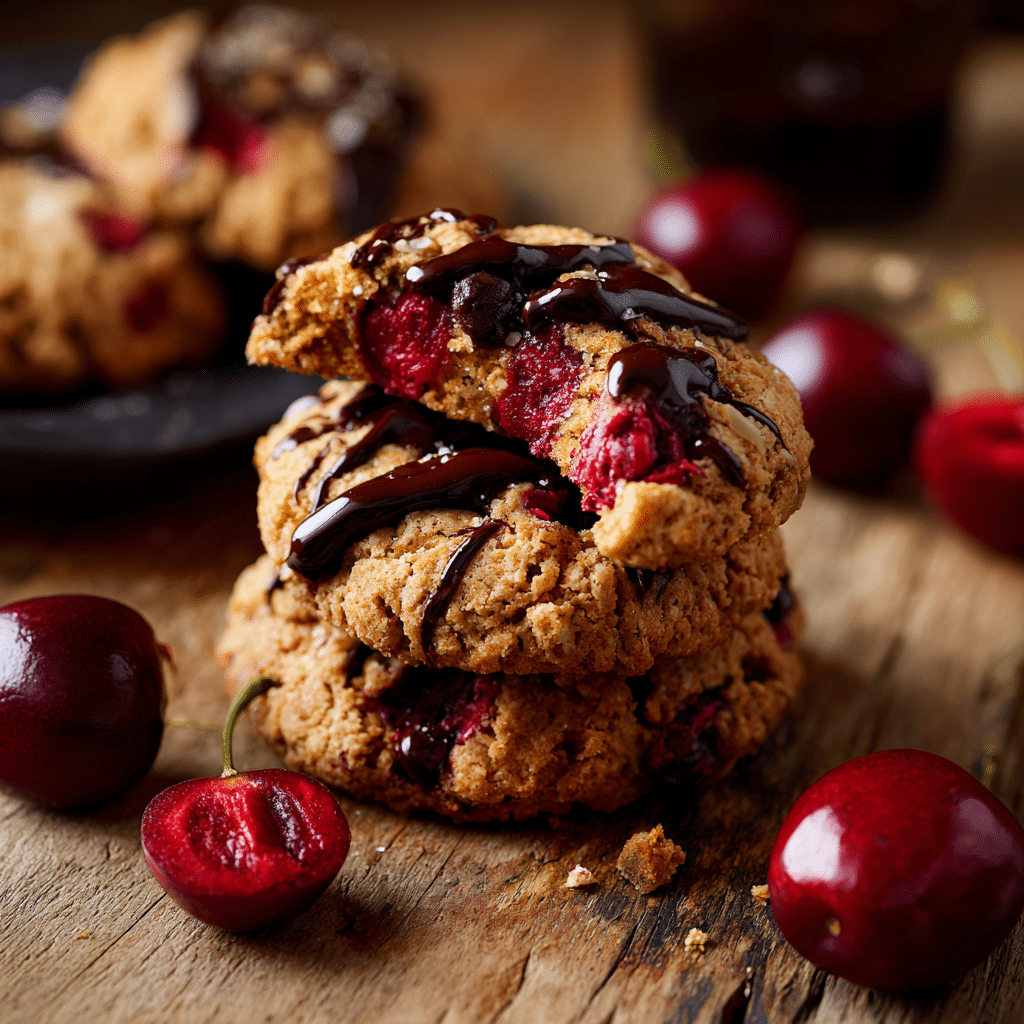 White Chocolate Cherry Shortbread Cookies