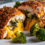 Broccoli Cheddar Stuffed Chicken