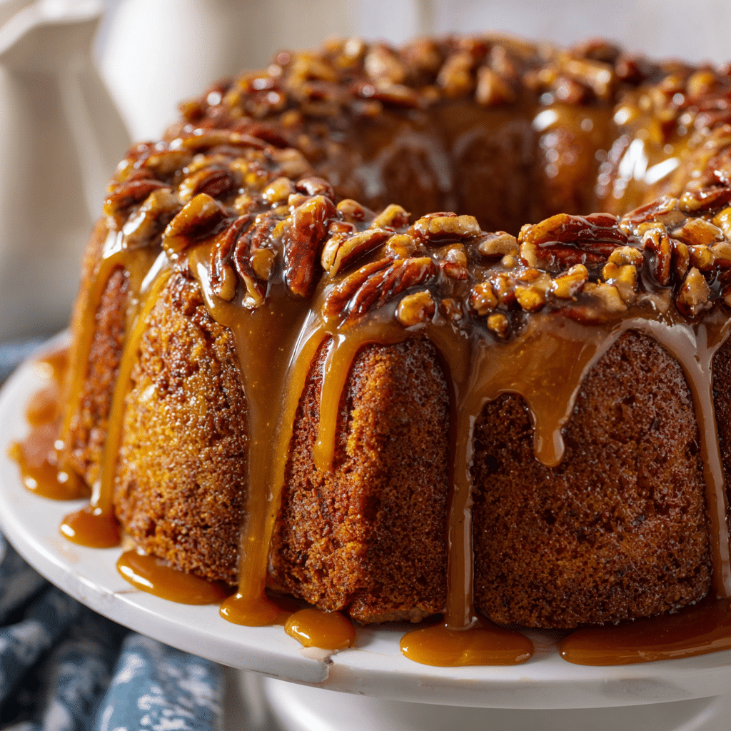 Pecan Upside Down Cake