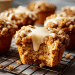 Coffee Cake Greek Yogurt Muffins