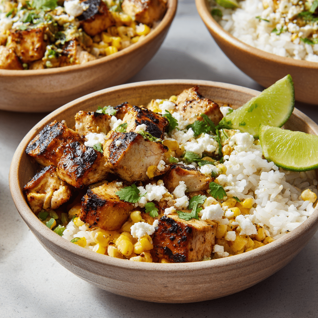 Honey Chipotle Chicken Rice Bowls