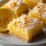 Toasted Coconut Lemon Bars