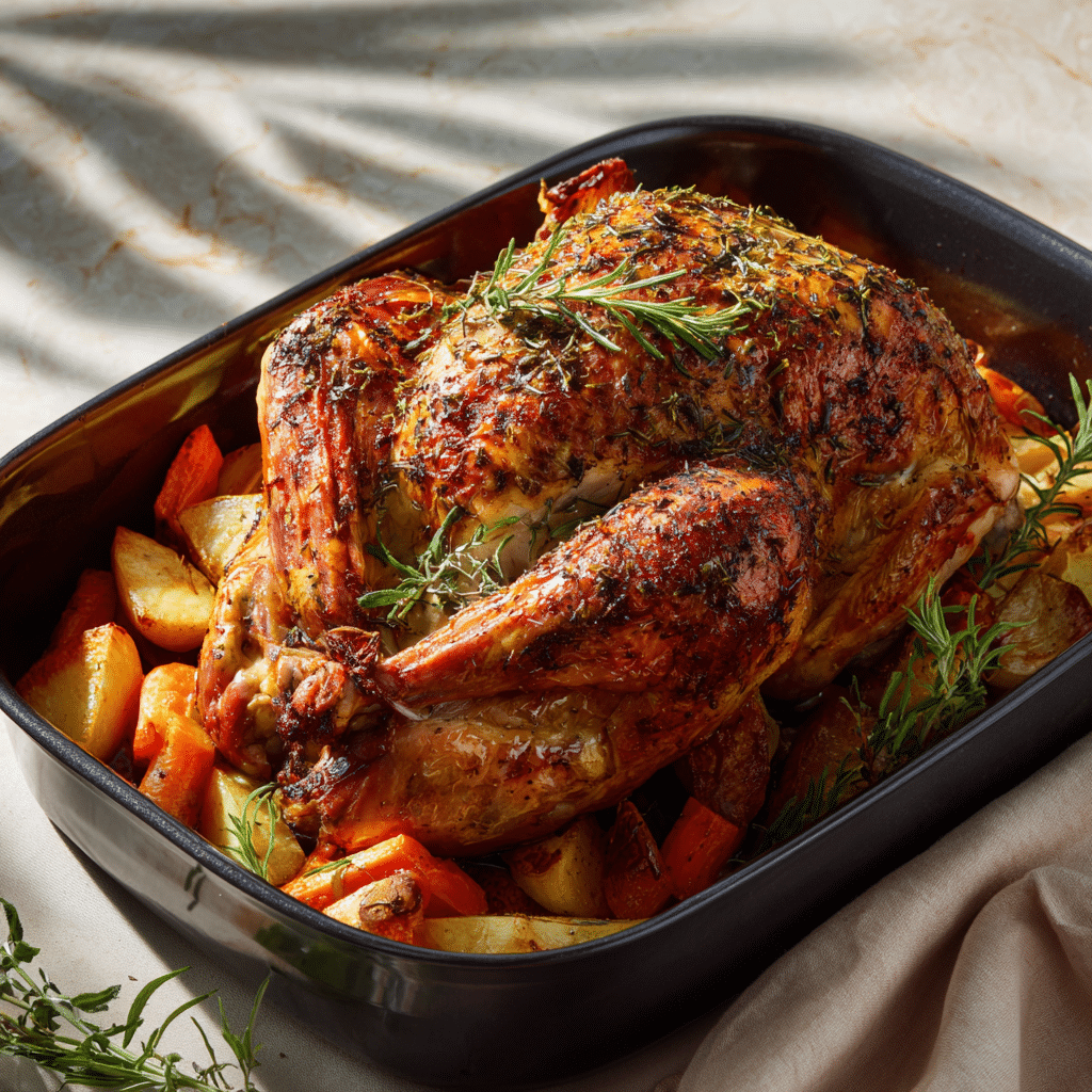 Oven Roasted Stuffed Turkey