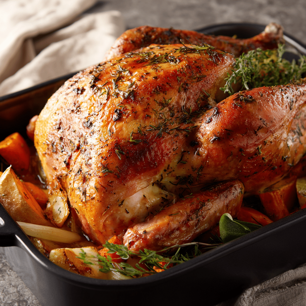 Oven Roasted Stuffed Turkey