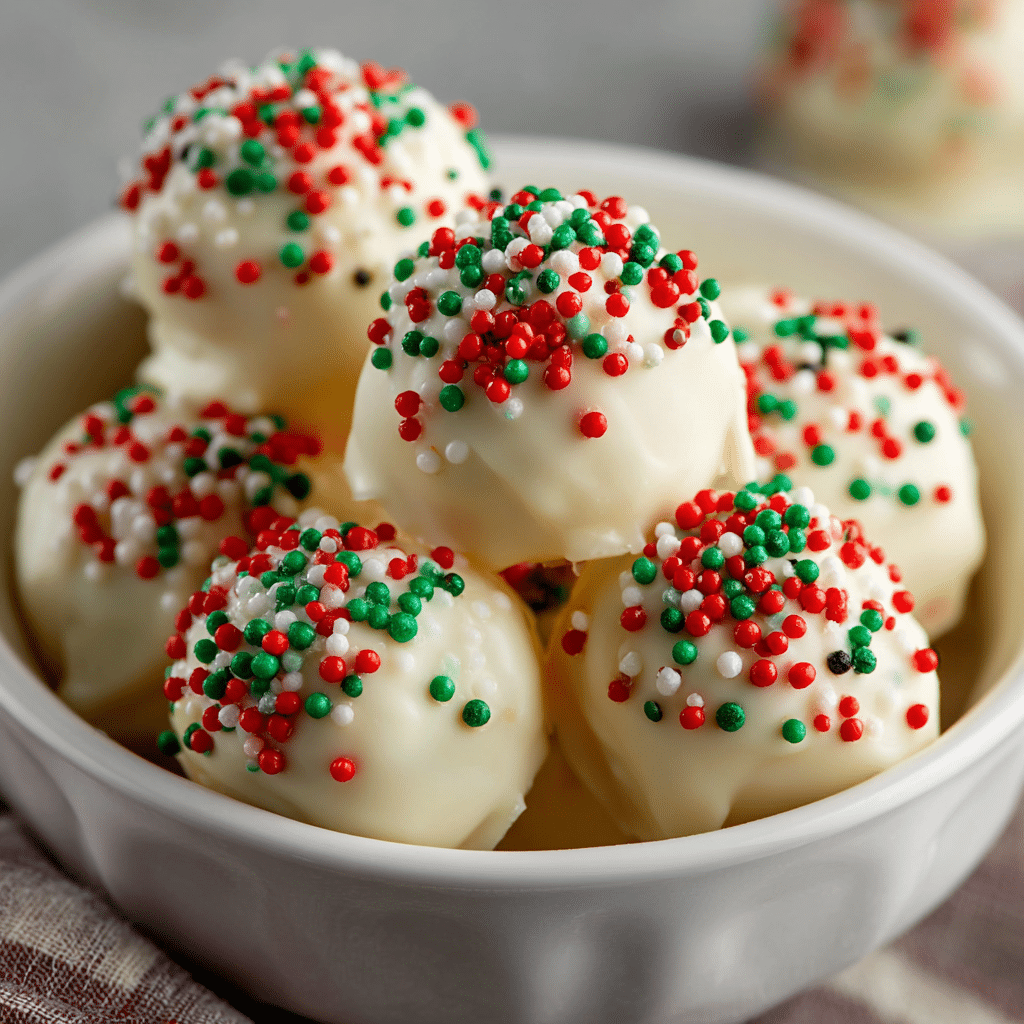 Vegan No Bake Christmas Almond Balls