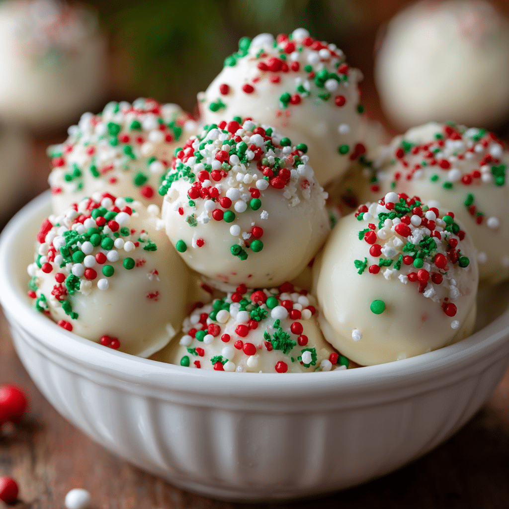 Vegan No Bake Christmas Almond Balls
