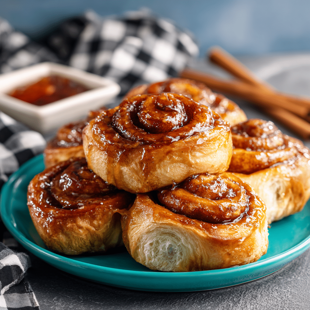 Peach Pie Cruffins