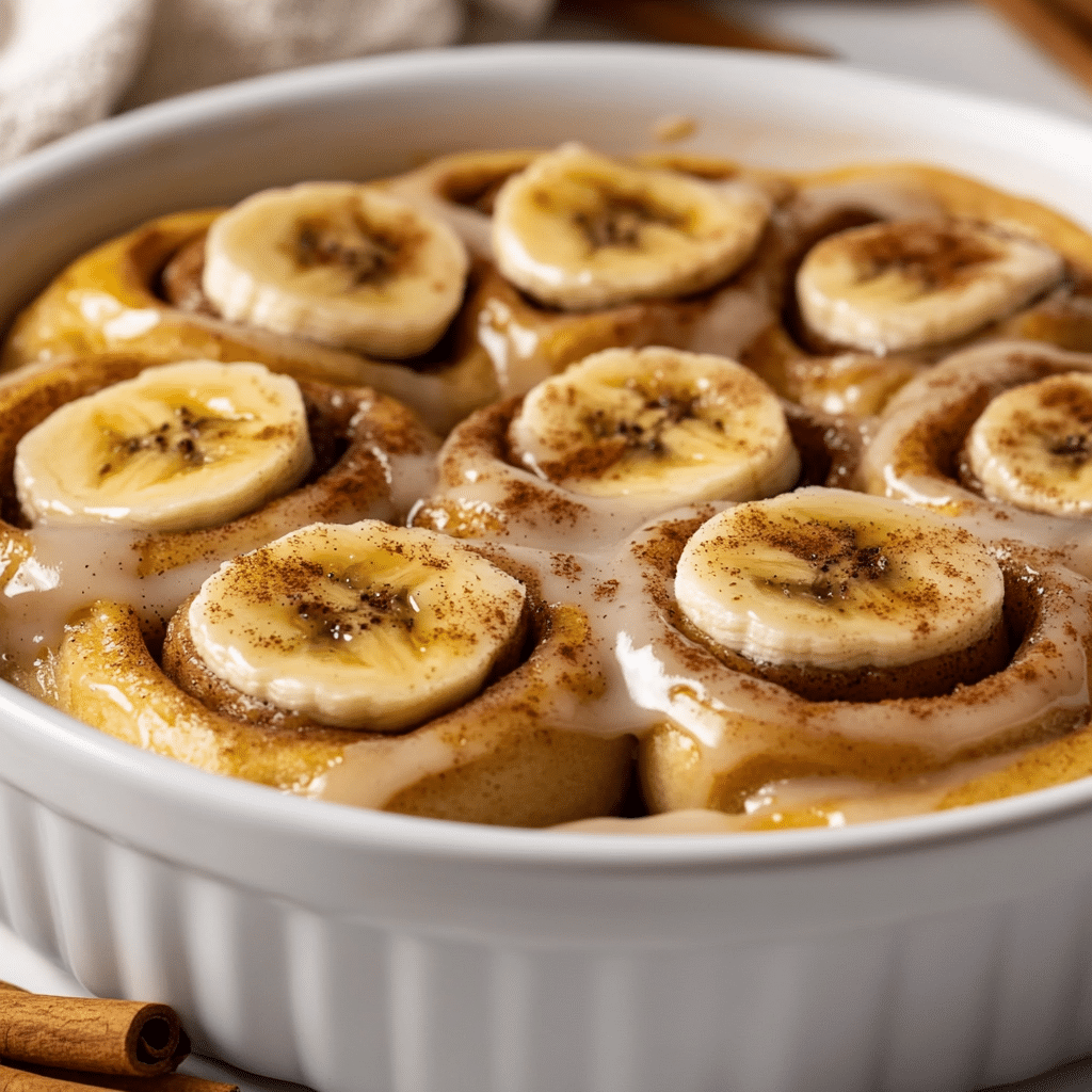 Banana Bread Cinnamon Rolls