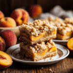 Fresh Peach Pie Bars