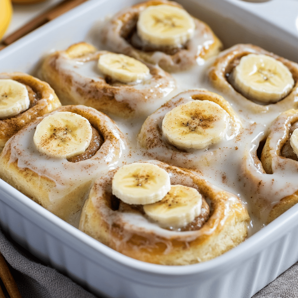 Banana Bread Cinnamon Rolls