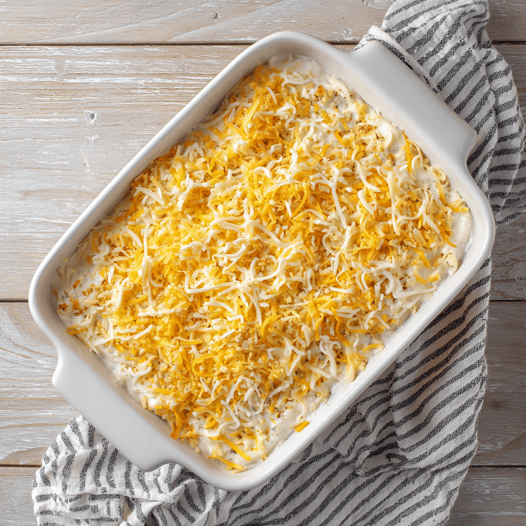 Cheesy Green Chile Rice Casserole