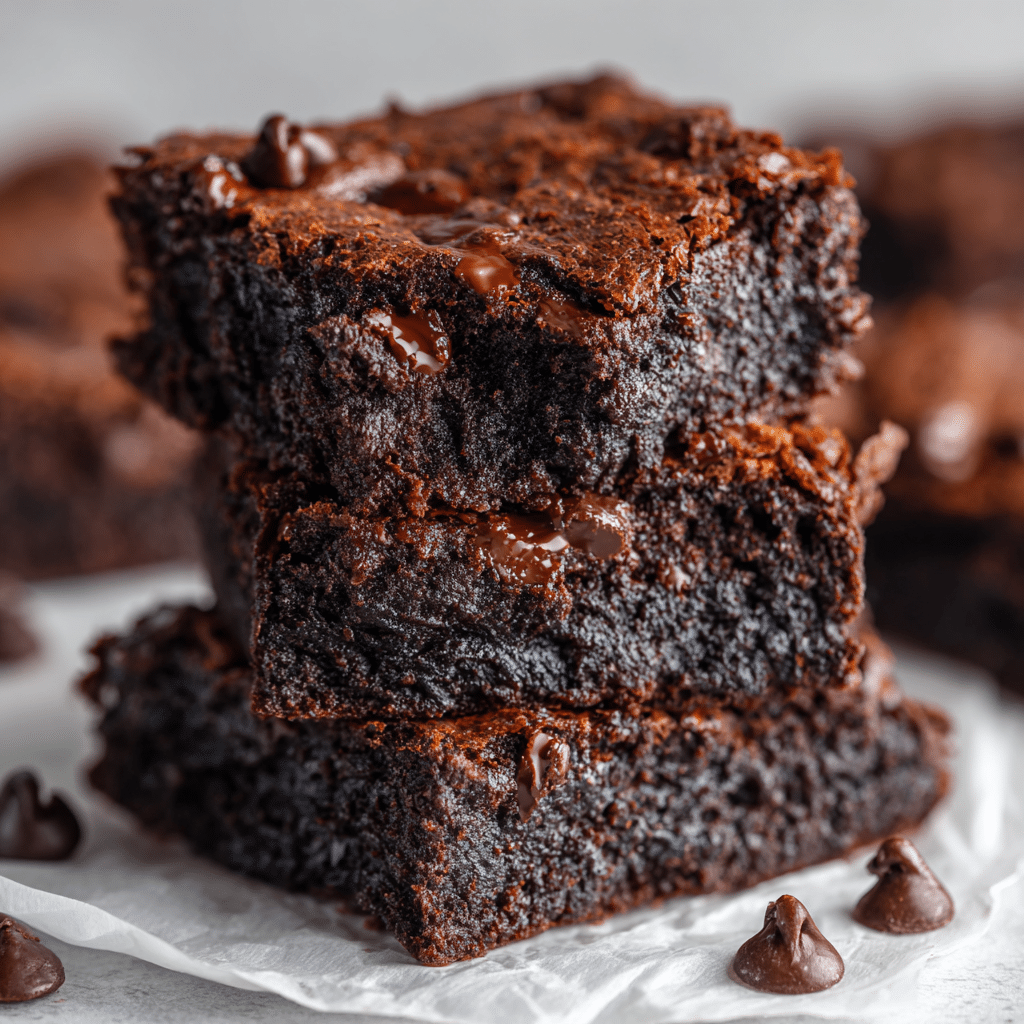Double Chocolate Einkorn Brownies