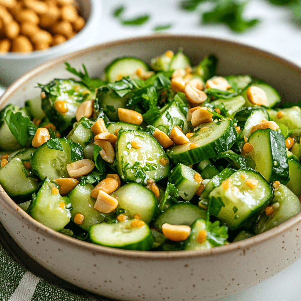 Cucumber Peanut Salad