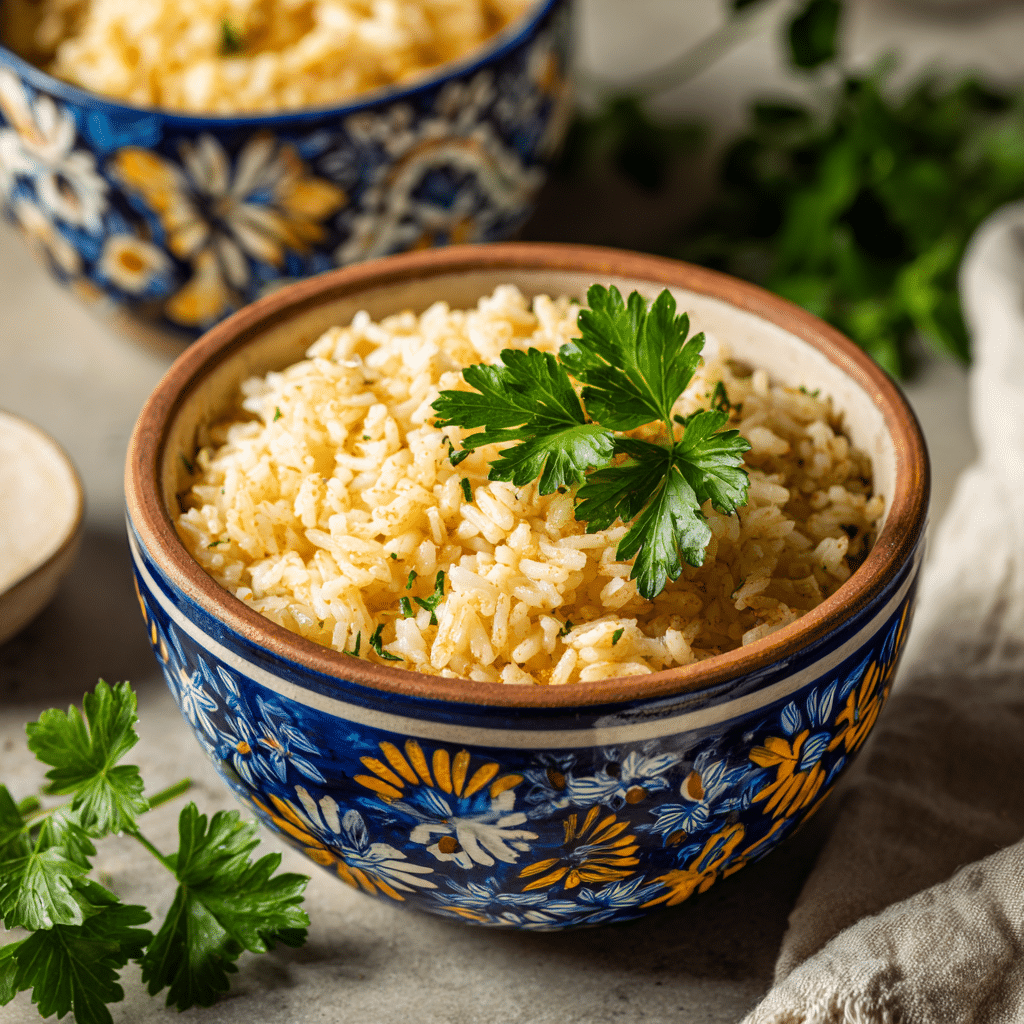 Garlic Parmesan Rice