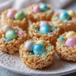 Easter Rice Krispie & Chocolate Mini Egg Nests