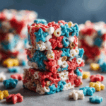 Red, White and Blue Rice Krispies Treats
