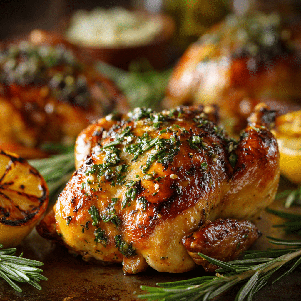 Roasted Cornish Hens in Oven