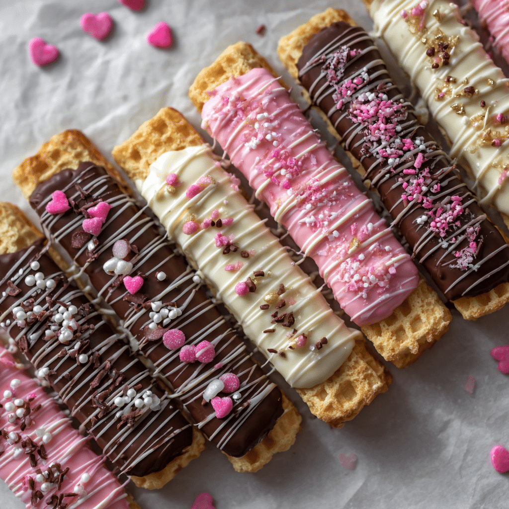 Chocolate Covered Wafer Cookies
