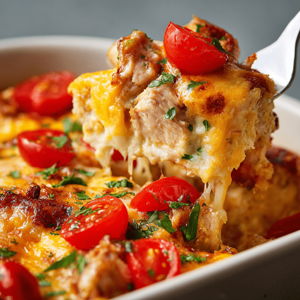 Cheesy Taco Chicken Casserole