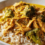 Slow Cooker Broccoli Butter Chicken