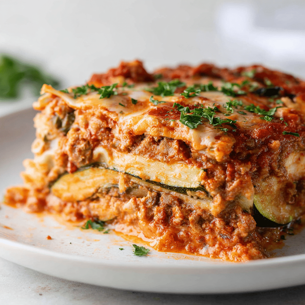 Slow Cooker Zucchini Lasagna