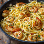 Shrimp Scampi with Spaghetti