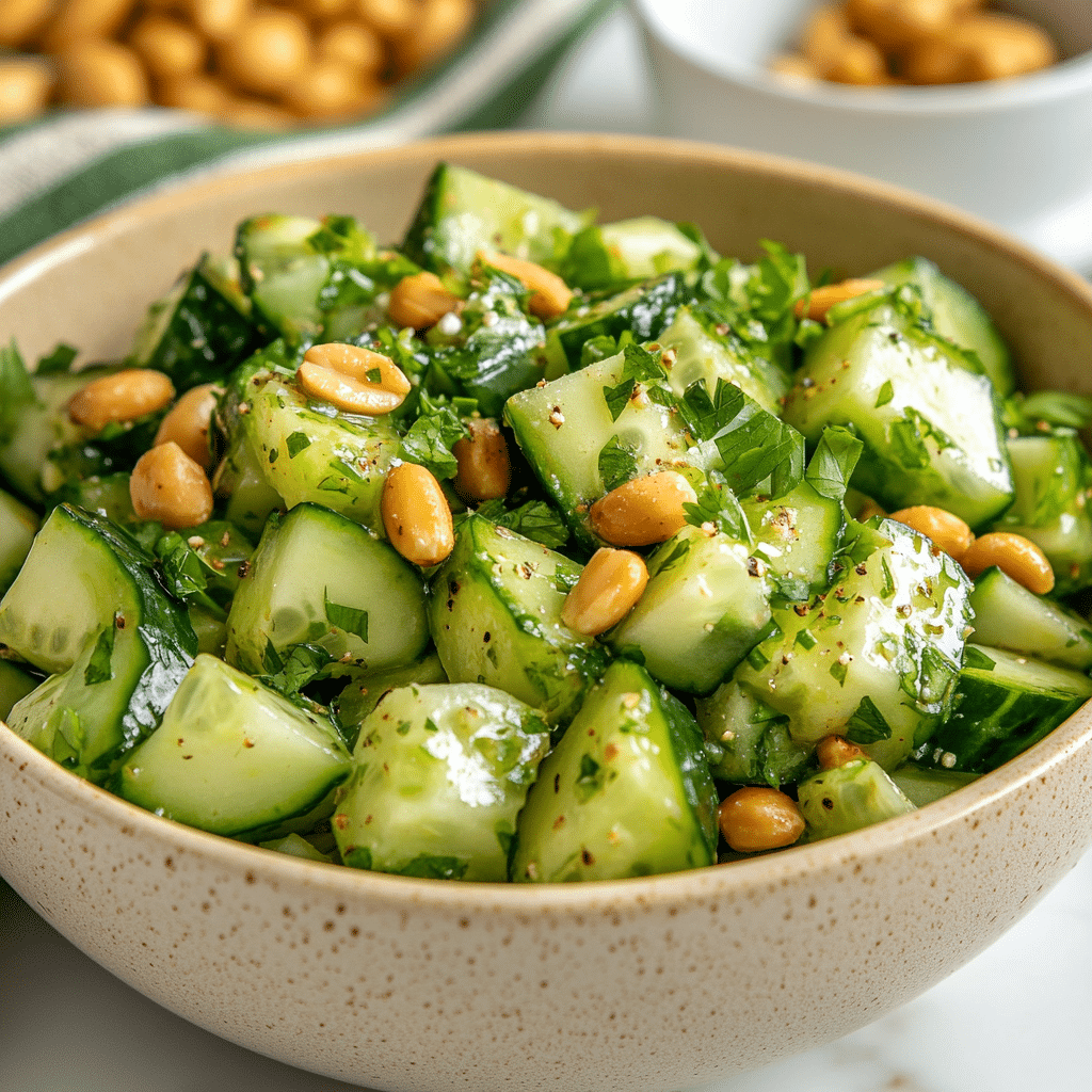 Cucumber Peanut Salad
