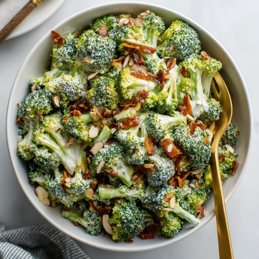 Easy Keto Broccoli Salad Recipe