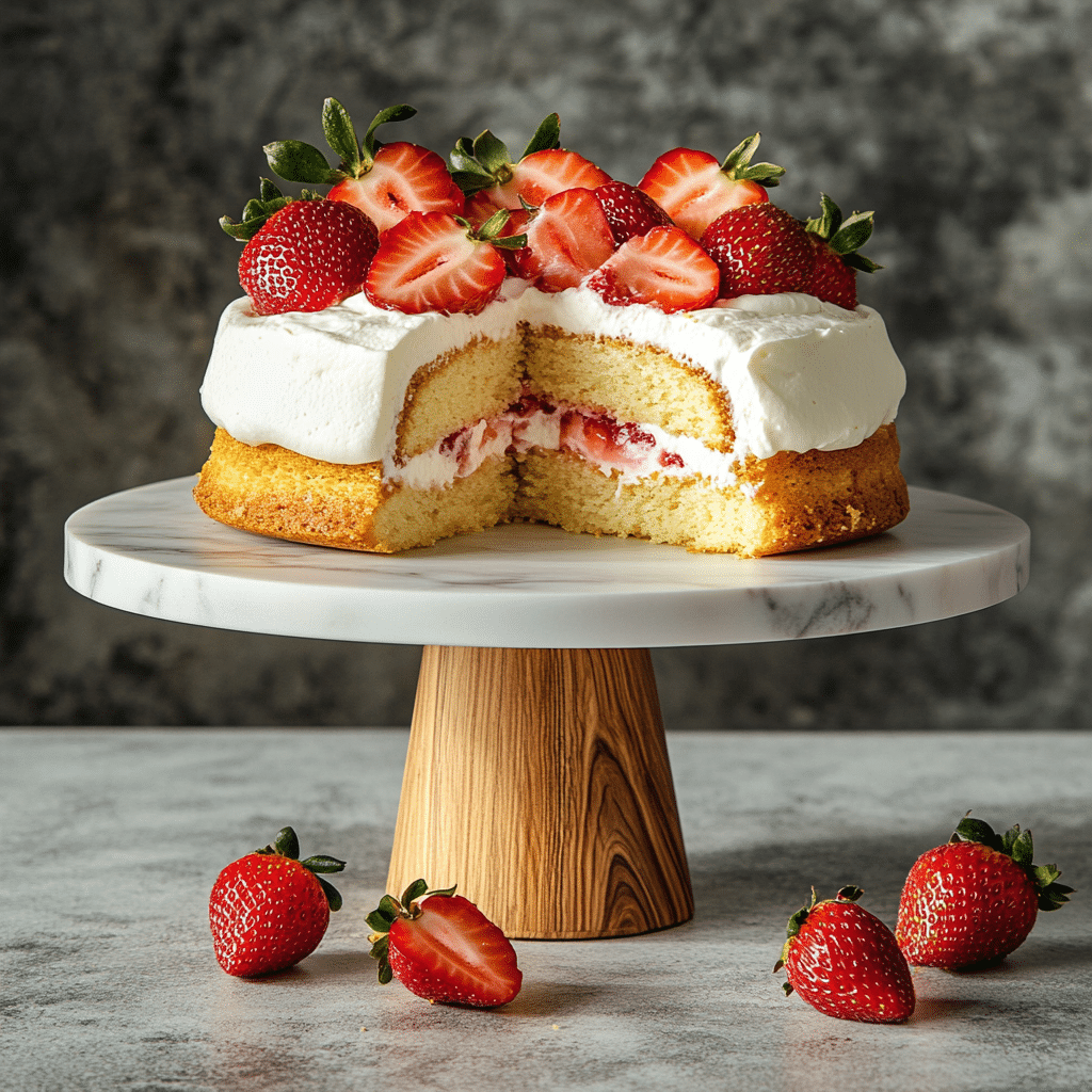 Strawberry Shortcake Cake