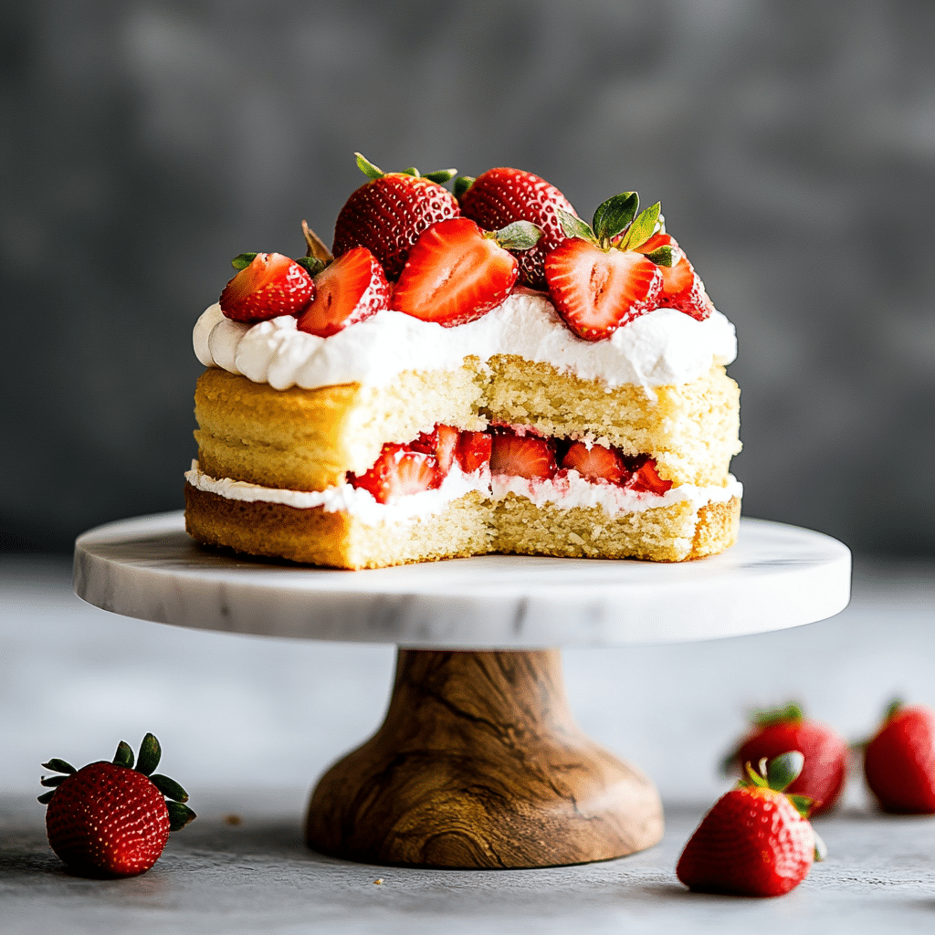 Strawberry Shortcake Cake