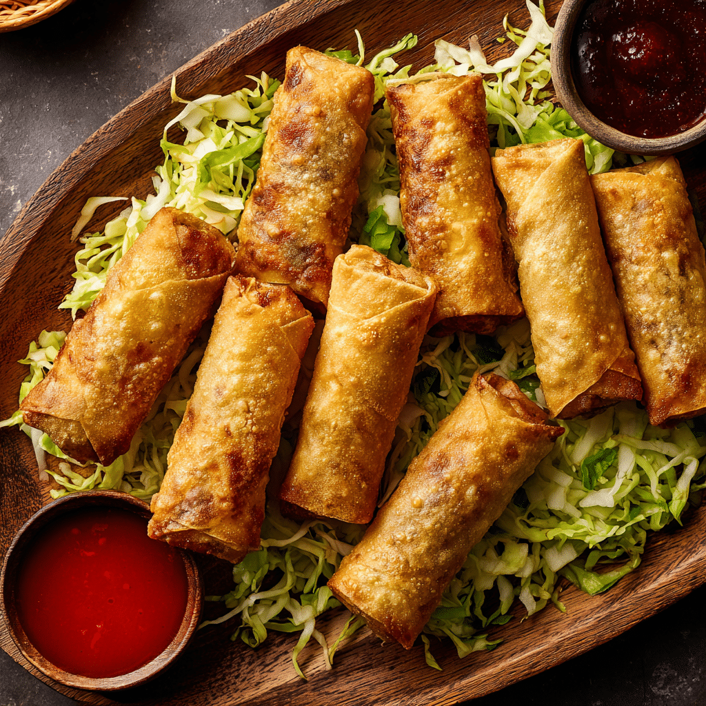 Air Fryer Vegetable Spring Rolls