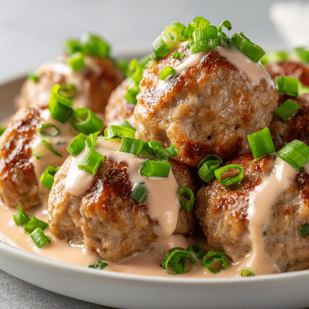 Turkey Meatballs and Spicy Aioli