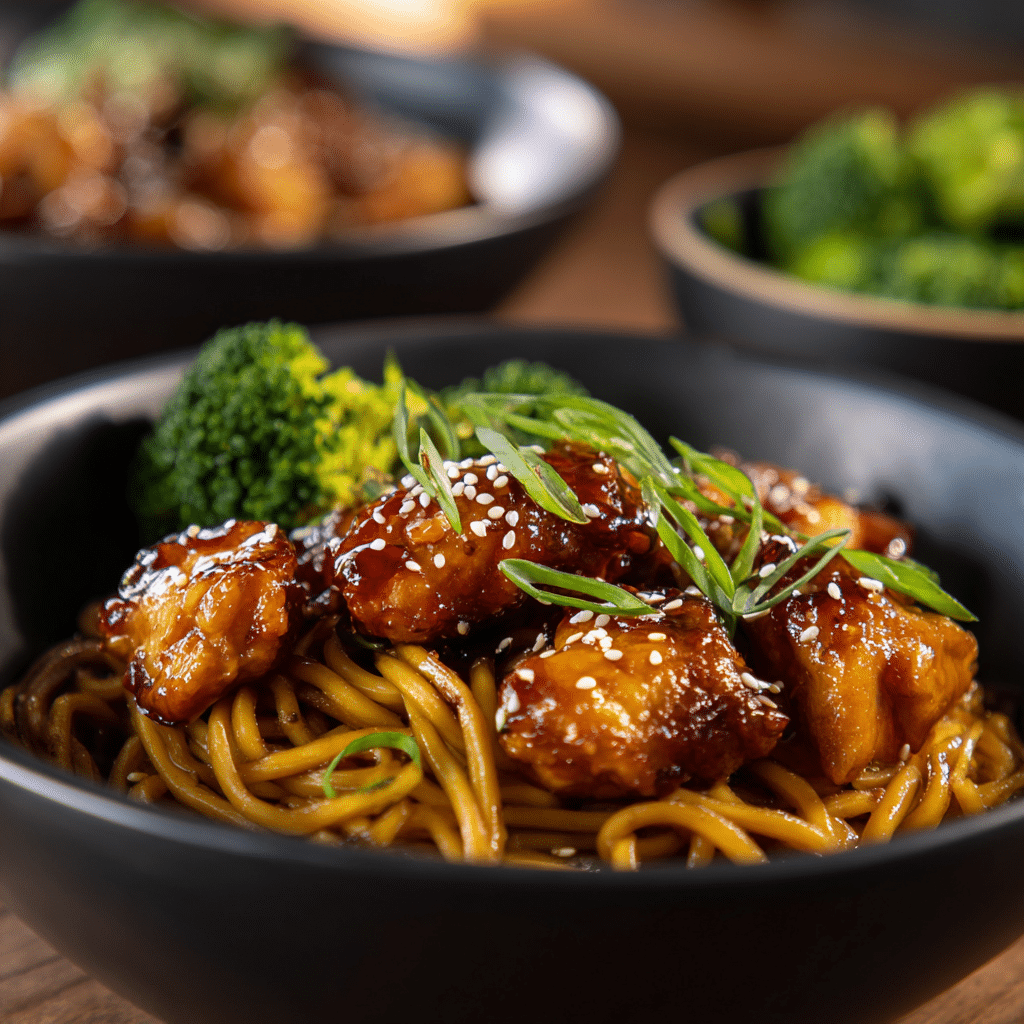 Savory Chicken Teriyaki Noodles