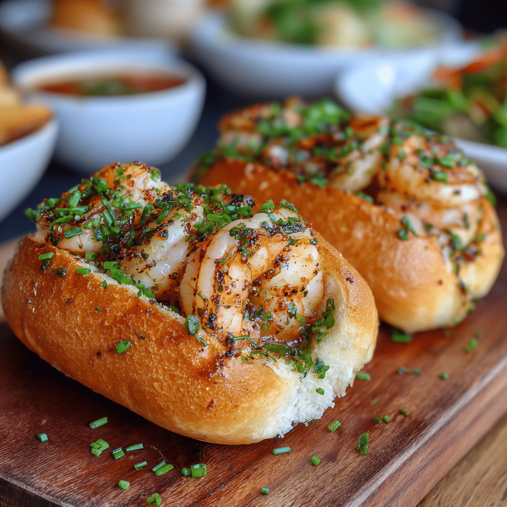 Shrimp Rolls on Brioche Buns