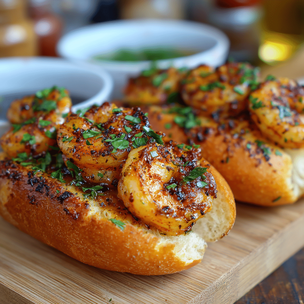 Shrimp Rolls on Brioche Buns
