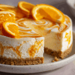 No-Bake Orange Creamsicle Cheesecake