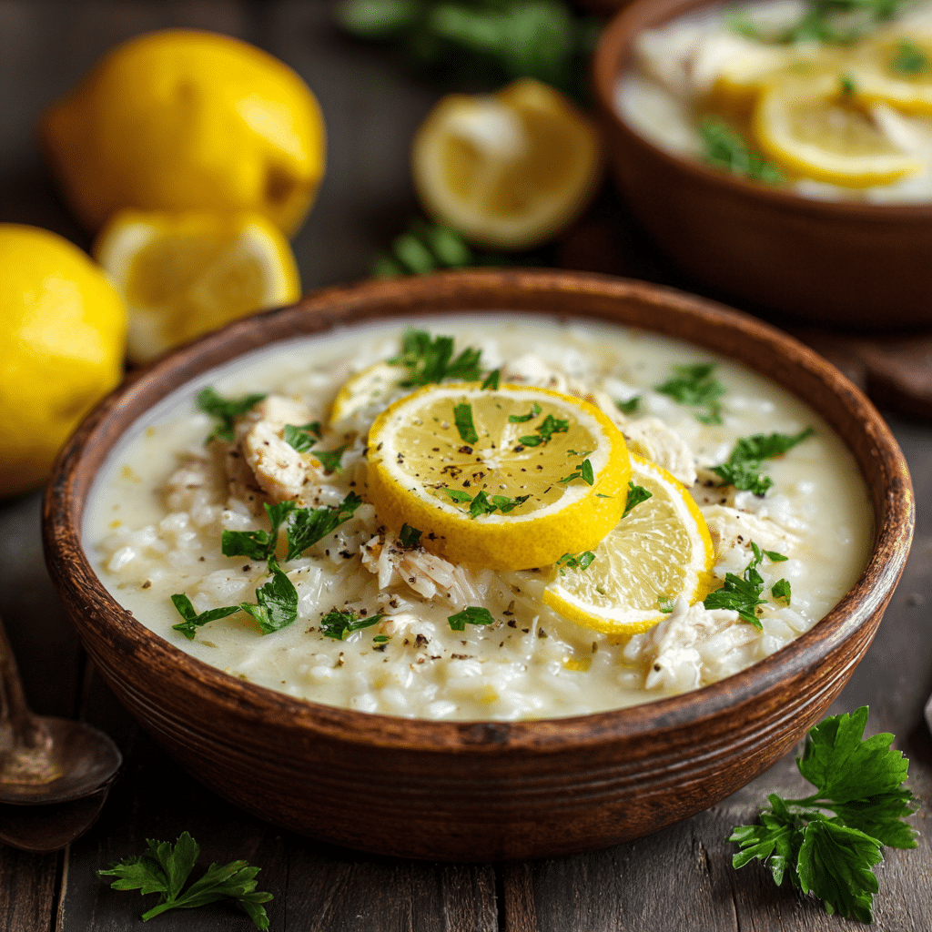 Cozy Lemon Chicken & Rice Soup
