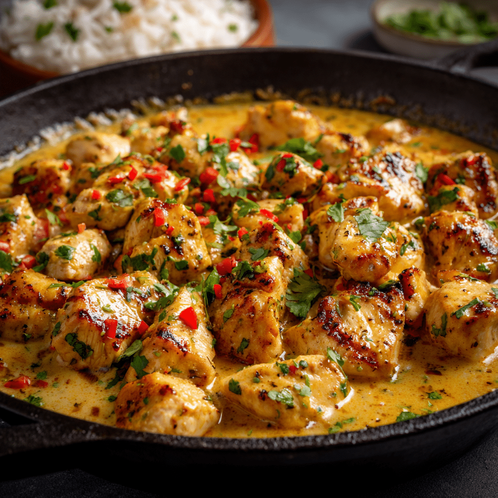 Spicy Brazilian Coconut Chicken