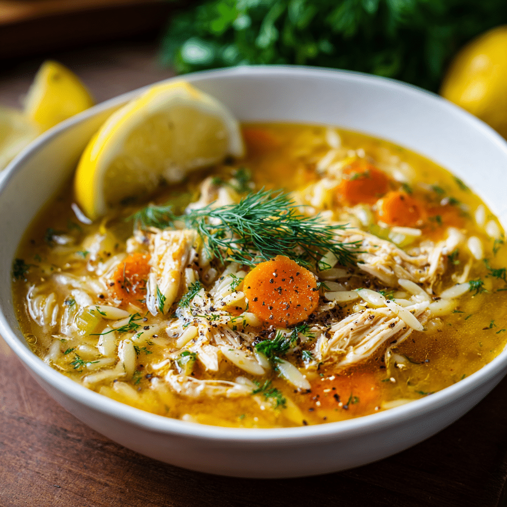 Greek Lemon Chicken Soup