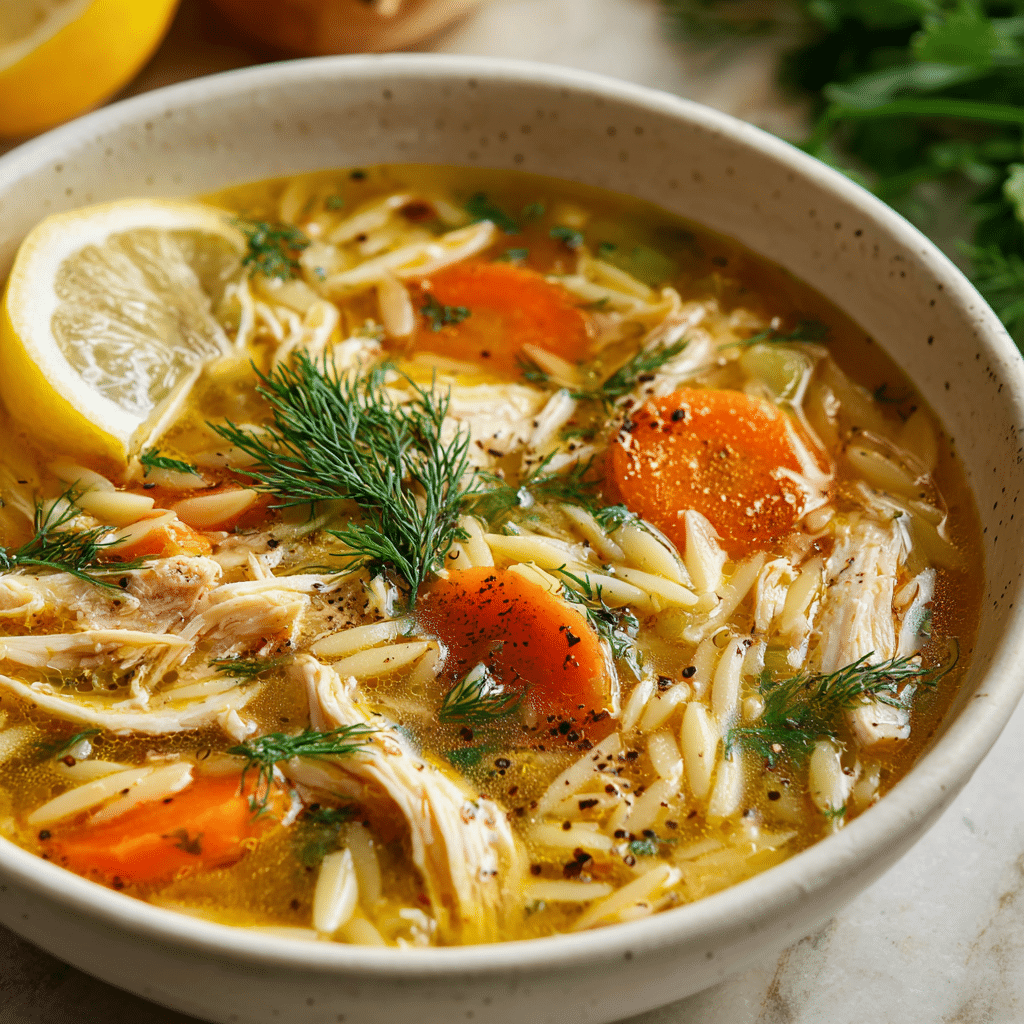Greek Lemon Chicken Soup