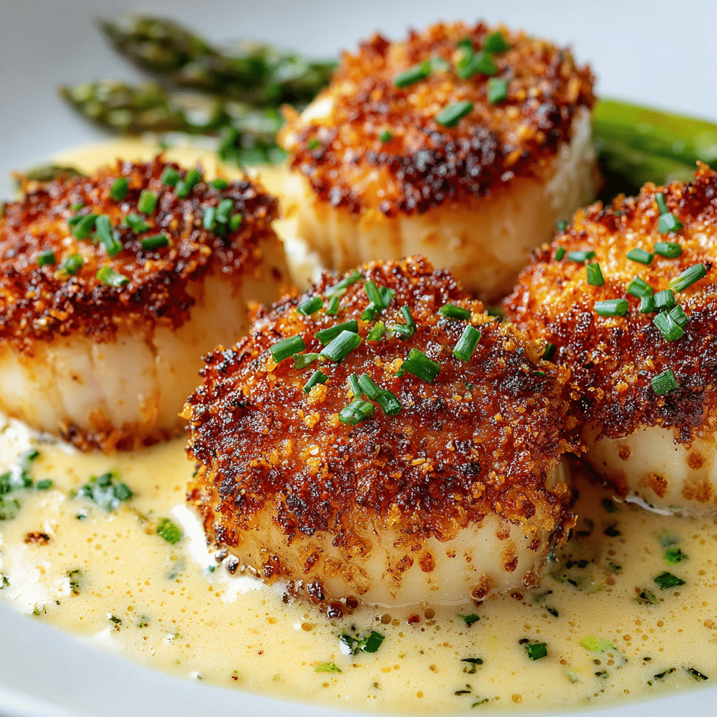 Panko Crusted Sea Scallops