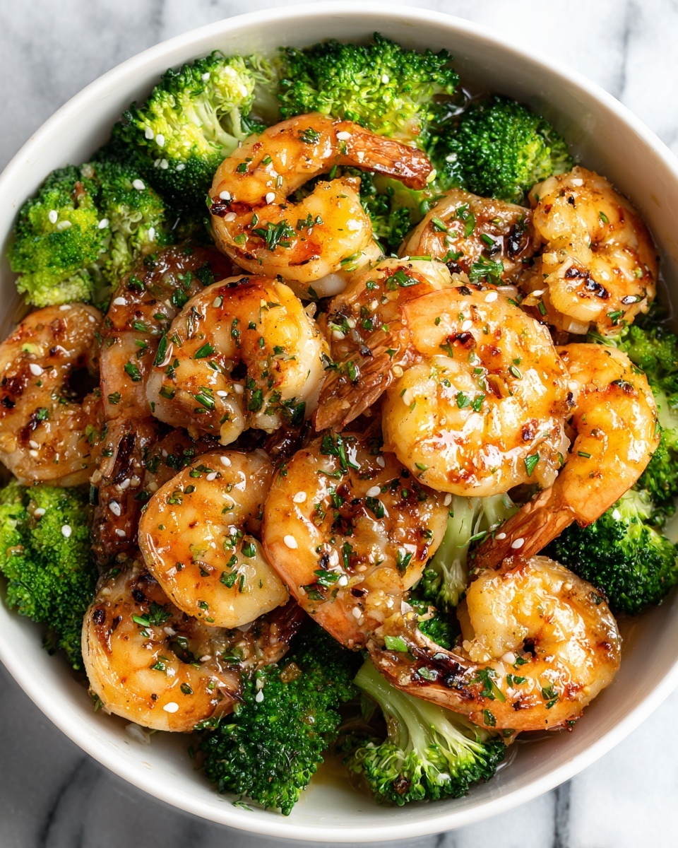 Shrimp and Broccoli Stir Fry in Garlic Sauce Recipe - Recipe Image