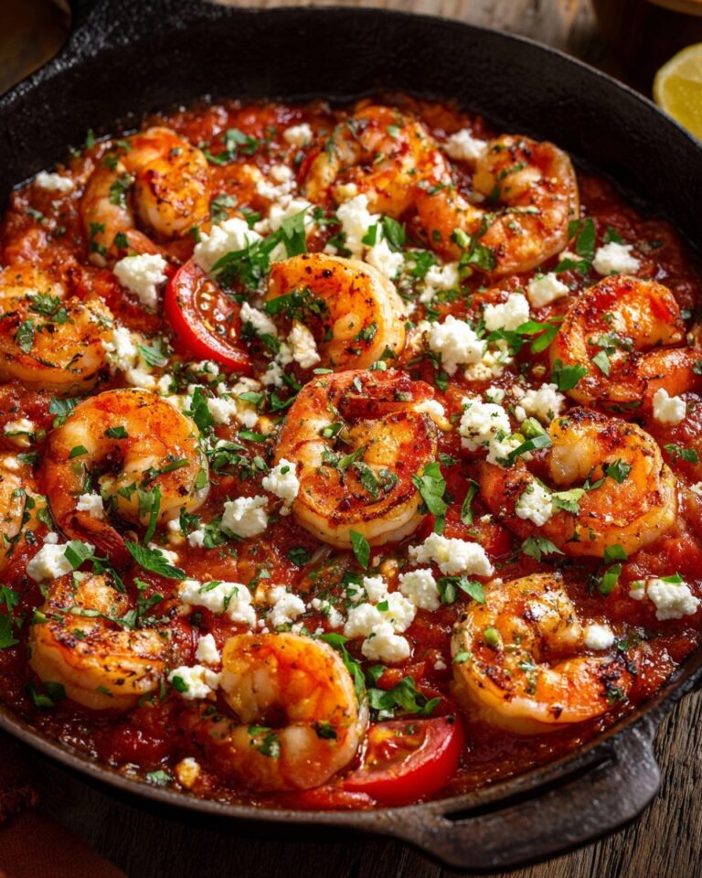 Greek Shrimp with Feta and Tomatoes Recipe